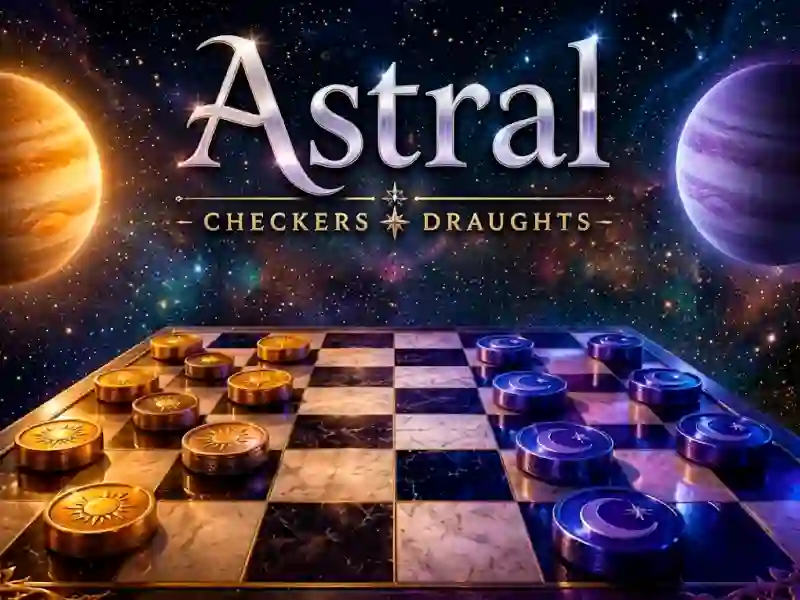 Игра Astral Checkers Draughts онлајн