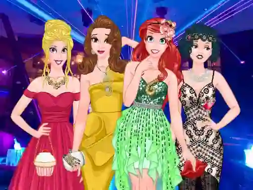 Princesses Graduation Party Night — free online game
