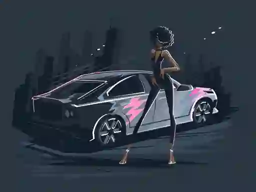 Old and New Cars Coloring — free online game