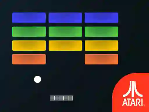 Atari Breakout — nemokamas žaidimas internete