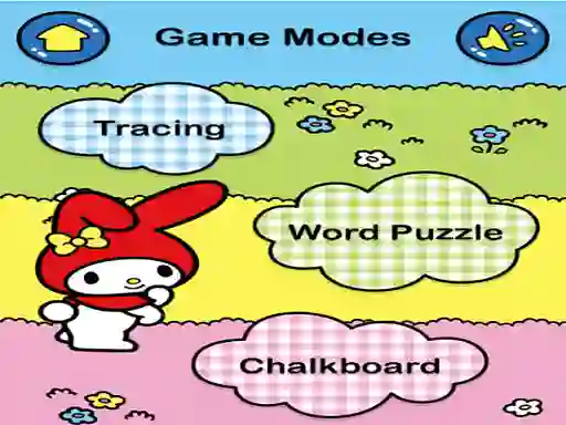 Hello Kitty Playhouse MyMelody ABC Tracing — free online game