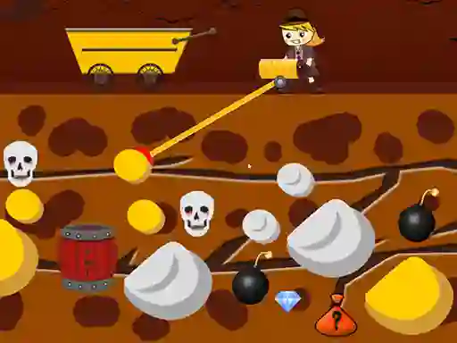 Lady Gold Miner — free online game