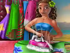 Exotic Girl Washing Clothes — free online game