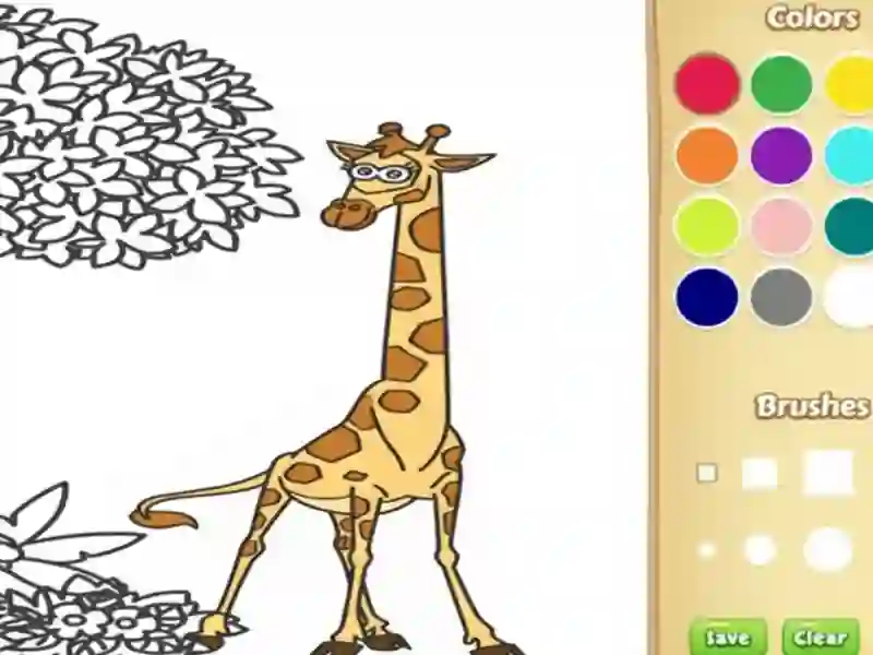 Jungle Animals Coloring Book for Kids