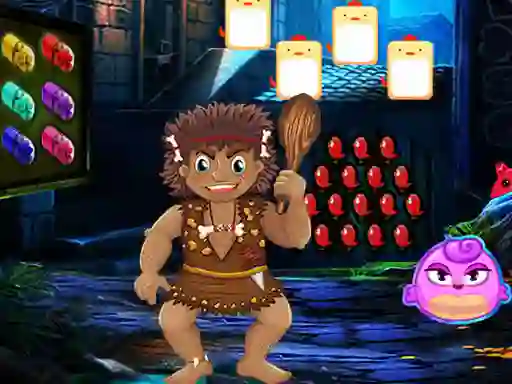 Funny Cavemen Escape — darmowa gra online