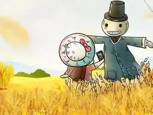 Cartoon Autumn Puzzle — free online game