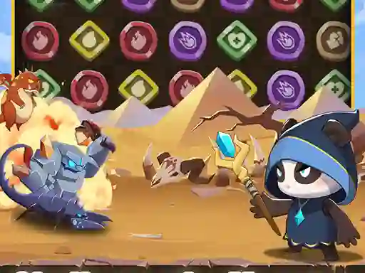 Legend of Panda Match 3 & Battle — free online game