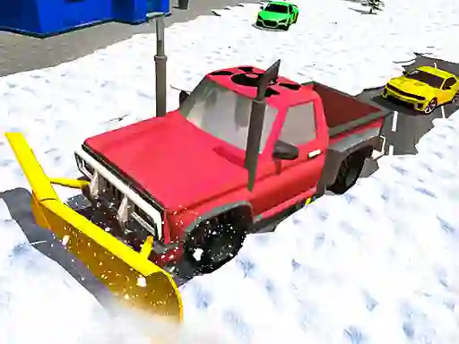 Winter Snow Plow Jeep Driving — free online game