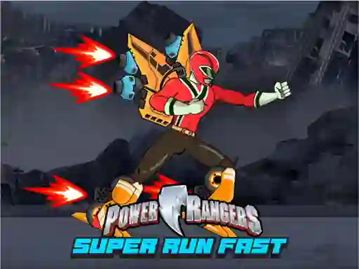 Power Rangers Super Run Fast  — free online game