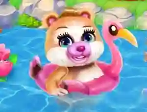 Гульня Cute Bear Caring онлайн