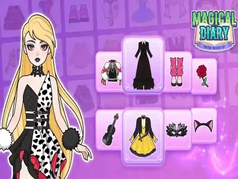 Magical Diary: Paper Dress Up