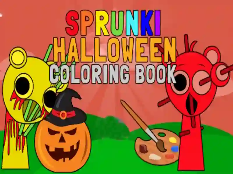 Sprunki Halloween Coloring Book Sprunki Halloween Coloring Book