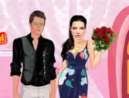 Angelina And Brad Romantic Date — free online game