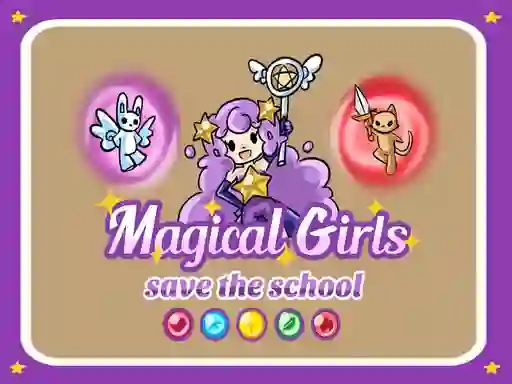 Peli Magical girl : Save the school verkossa