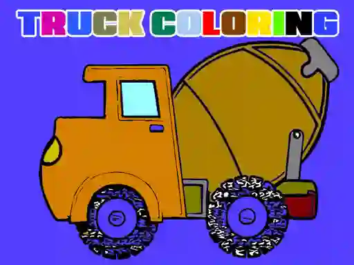 Trucks Coloring Book — free online game