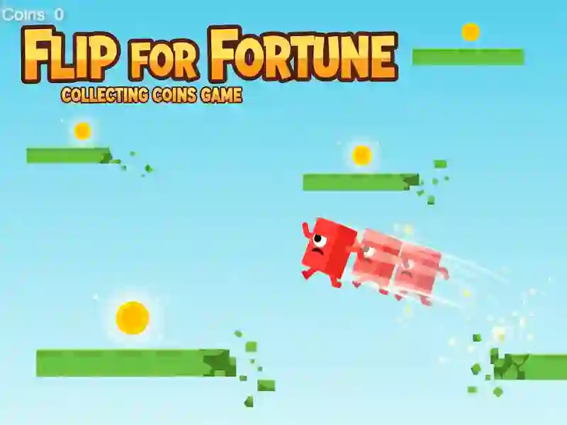 Flip for Fortune Collecting Coins Game