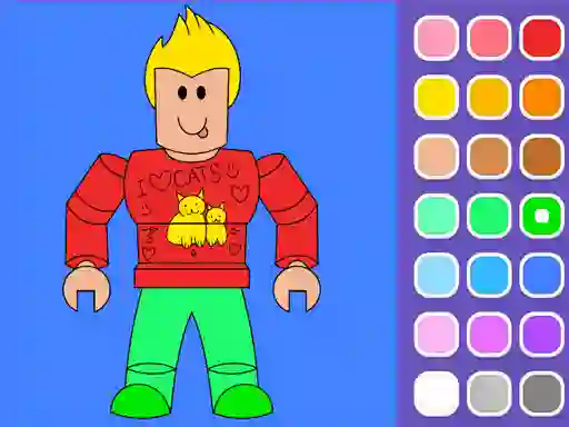 Roblox Coloring Game — free online game