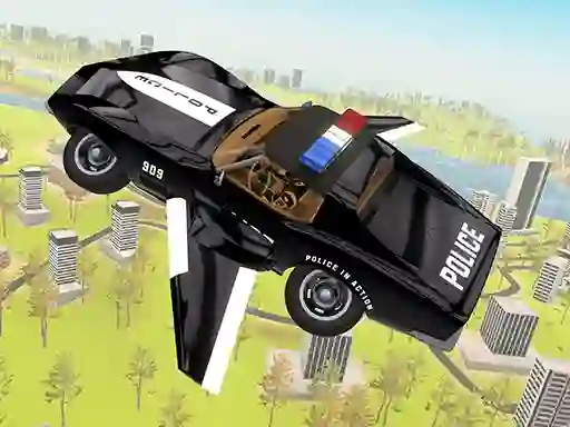 Flying Car Game Police Games — free online game