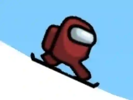 Among Us Impostor Sky Ski — free online game