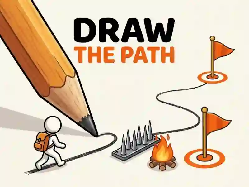 Draw the Path — لعبة مجانية اون لاين