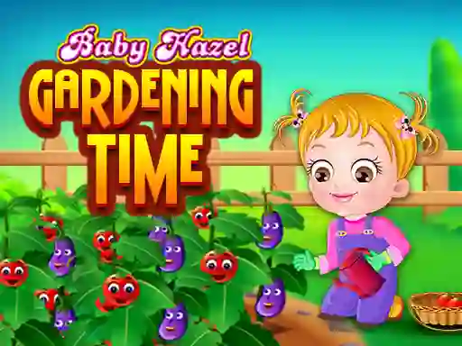 Baby hazel gardening time — free online game