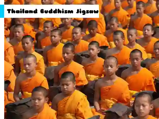 Gioco Thailand Buddhism Jigsaw in linea