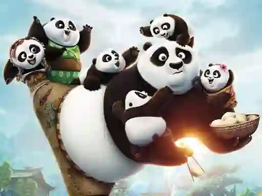 Jwèt Kung Fu Panda Hidden sou entènèt