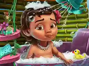 Moana Baby Shower Care — free online game