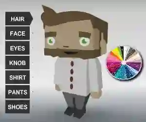 Coloring Bloxy Boy — free online game