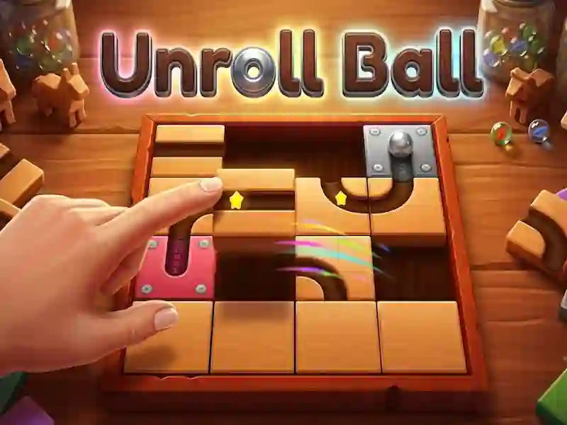 Игра Unroll Ball онлајн