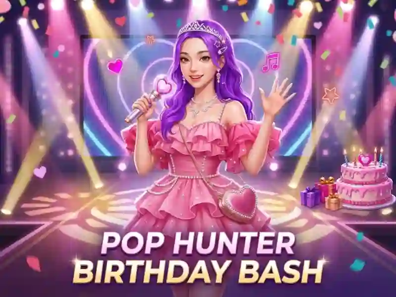 Logħba K-Pop Hunter Birthday Bash onlajn