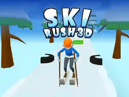 Ski Rush 3d — free online game