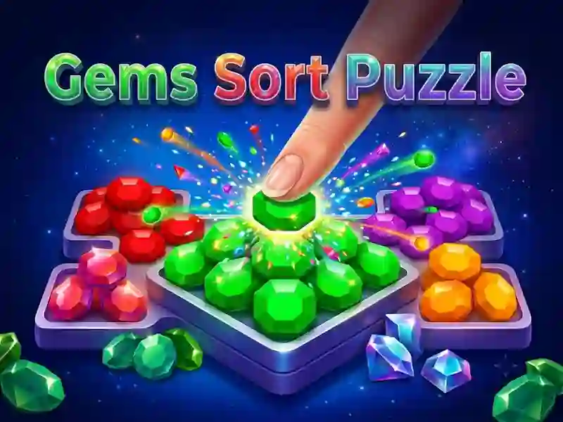 Hra Gems Sort Puzzle