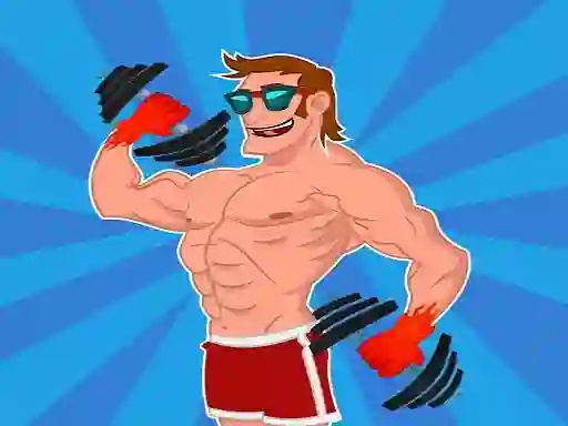 Muscle race games body run 3d — free online game