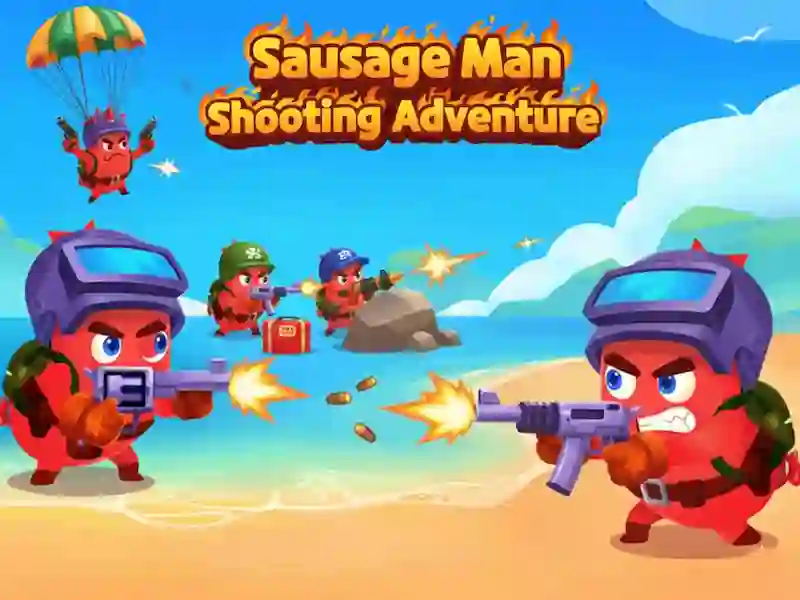 Sausage Man Shooting Adventure