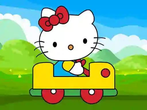 Cute Kitty Car Jigsaw — free online game