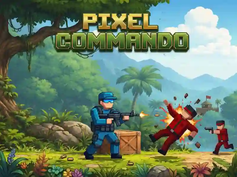 Pixel Commando — безплатна онлайн игра