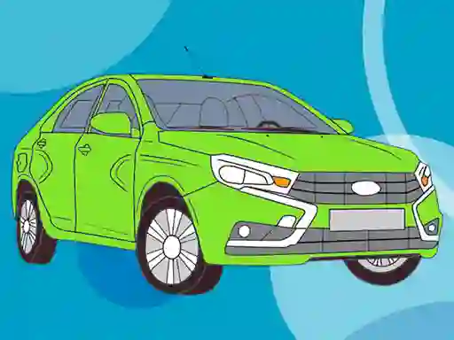 Russian Cars Coloring Book — free online game