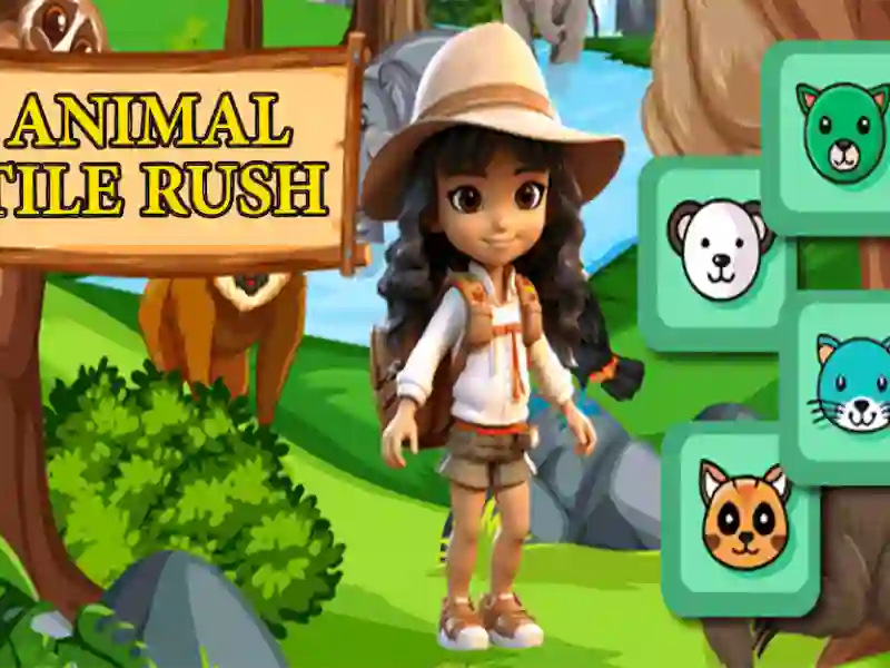 Animal Tile Rush — безкоштовна онлайн гра
