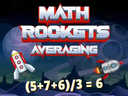 Math Rockets Averaging — free online game