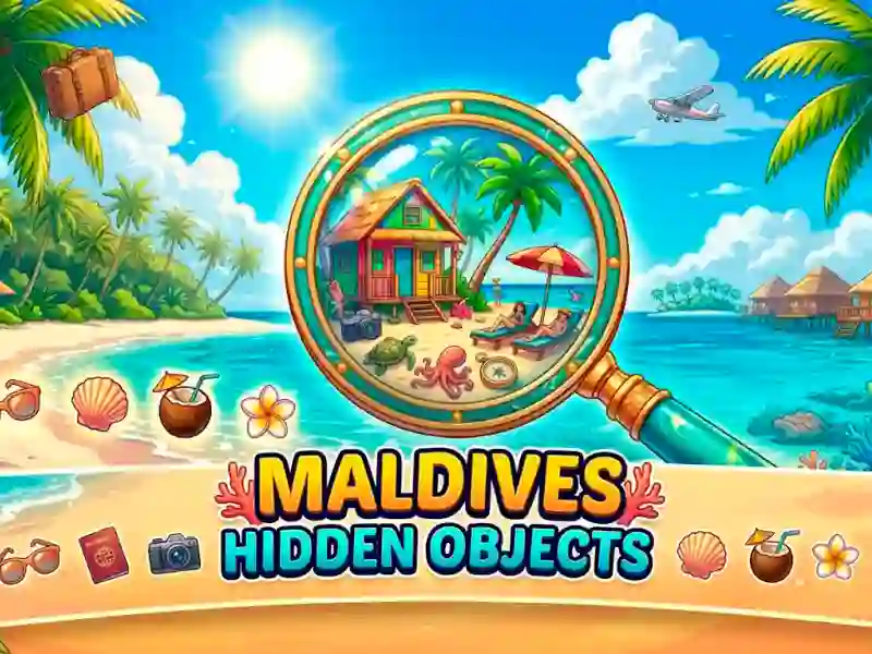 Cluiche Maldives Hidden Objects ar líne