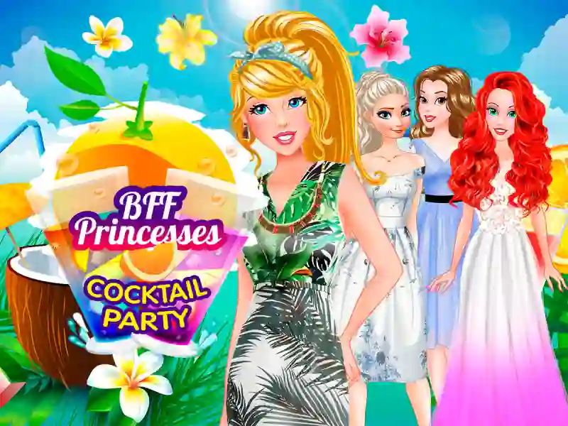 BFF Princesses Cocktail Party — free online game