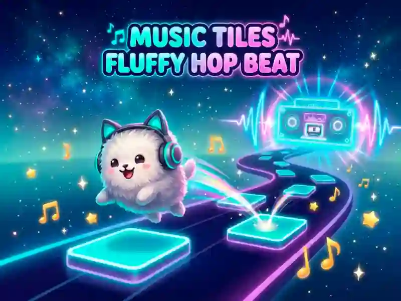 Hra Music Tiles Fluffy Hop Beat