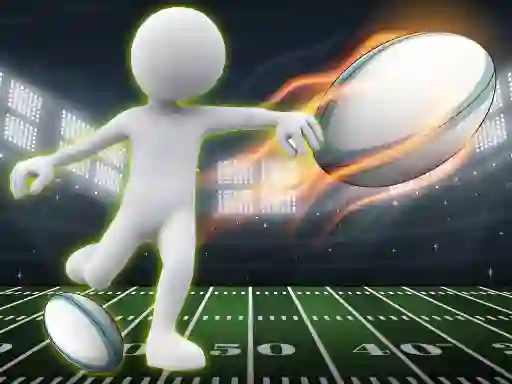 Stickman Rugby Run And Kick — free online game
