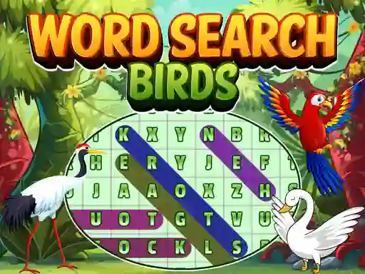 Word Search: Birds — bezmaksas tiešsaistes spēle