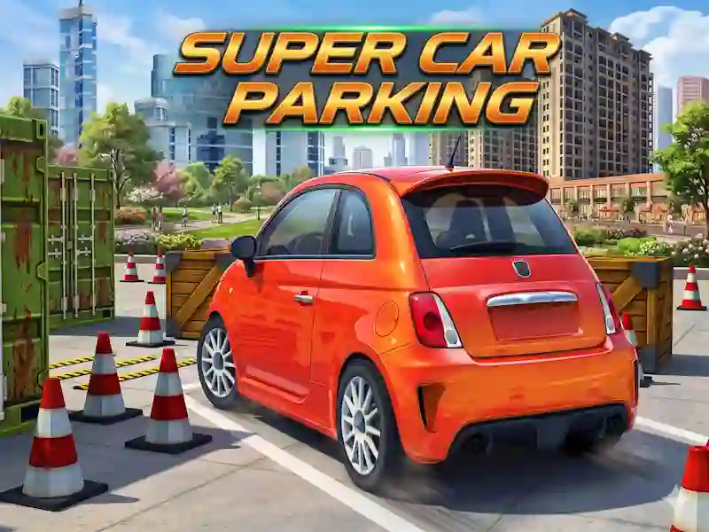 Jwèt Super Car Parking sou entènèt