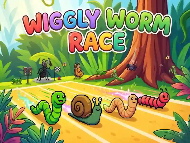 Juego Wiggly Worm Race en línea