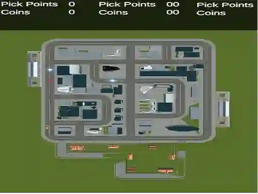Top Down Taxi — free online game