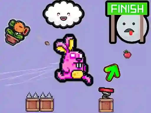 Cute Rabbit's Challenging Adventure — free online game