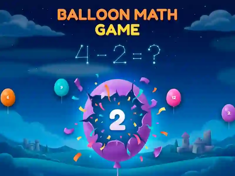 Spil Balloon Math Game online